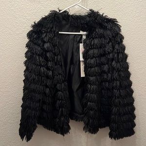 Shaggy Faux Fur Jacket